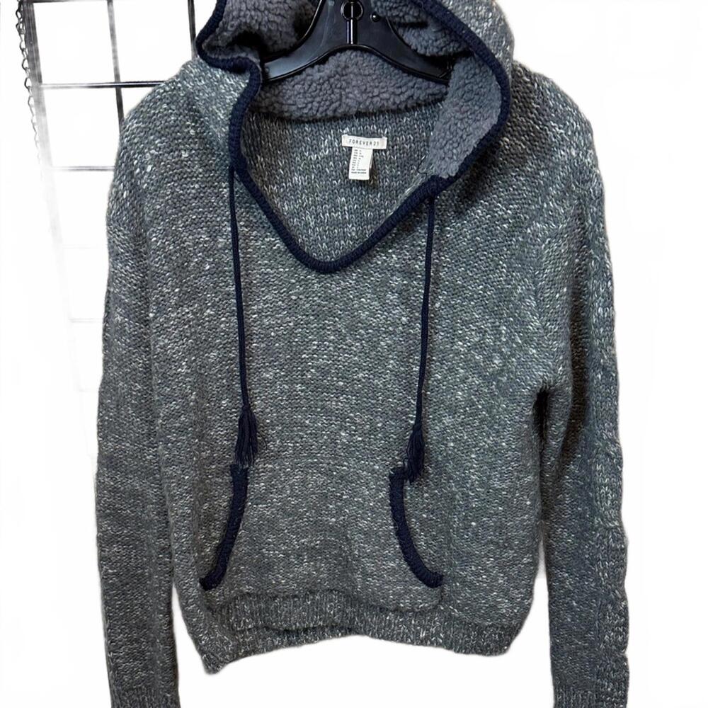 Cozy Gray Hooded Sweatshirt